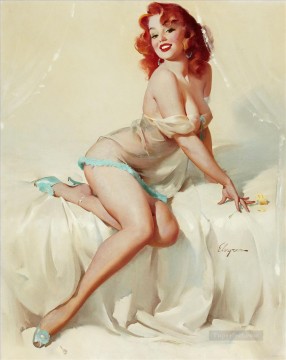 Desnudo Painting - darlene trato de cabecera 1958 pin up